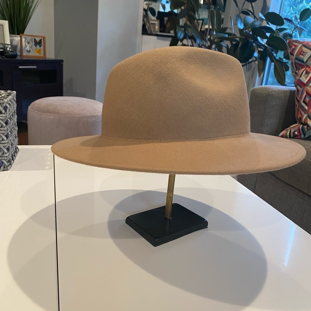 Tan Fedora felt hat - Free People